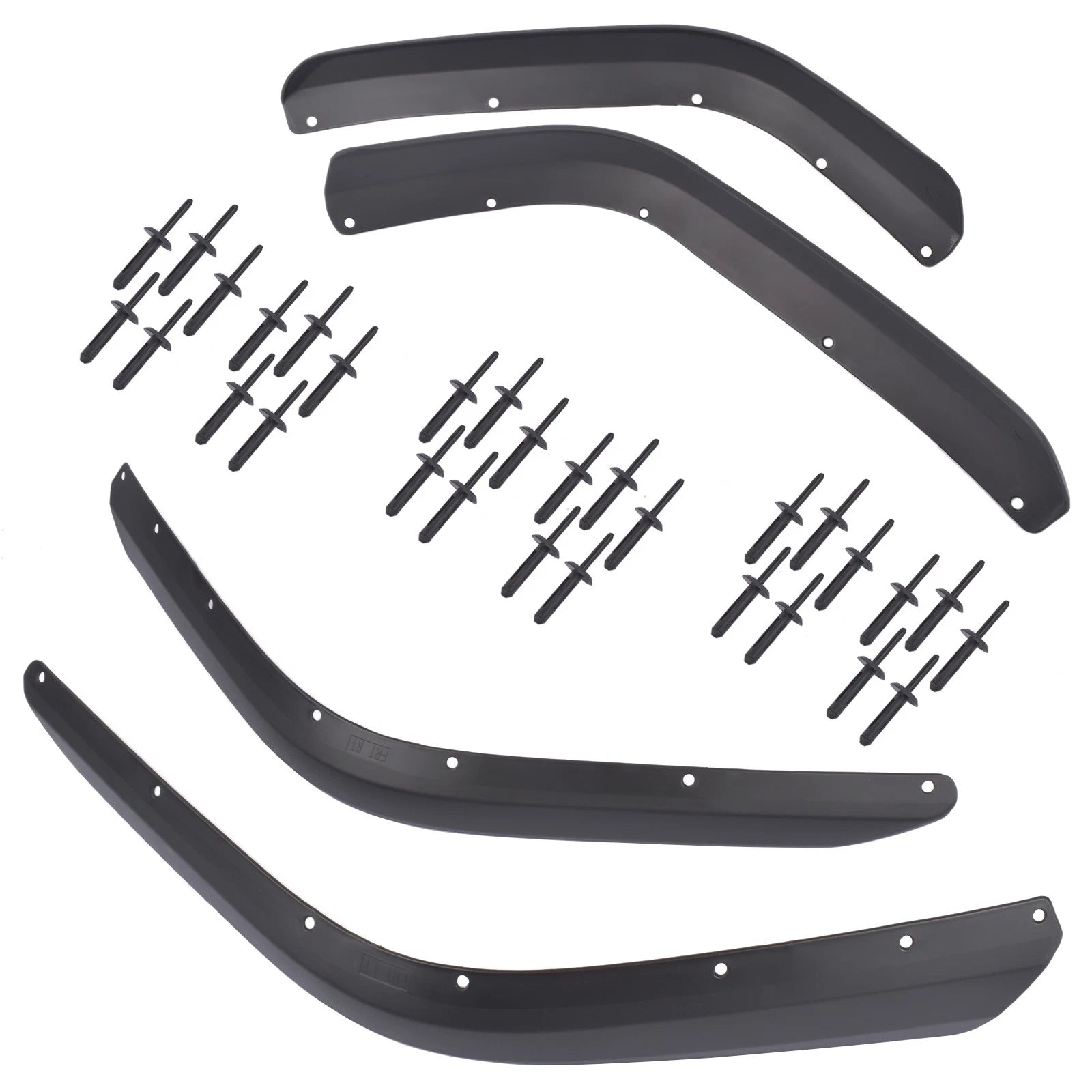 Set of 4 Fender Extenders for Jeep Wrangler JL JLU (2018–2024)