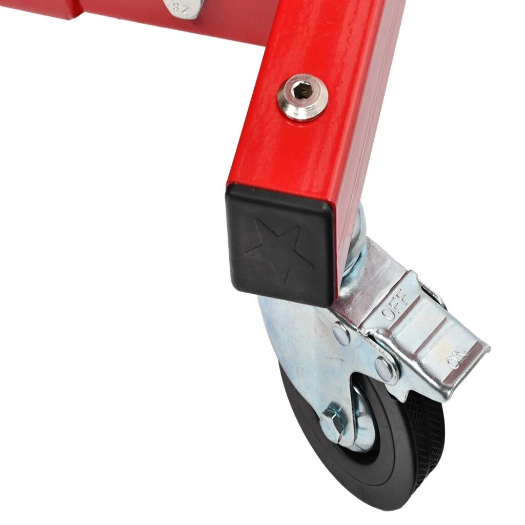 400LBS Foldable Topside Creeper for Adjustable Height Engine Work (45"-66")