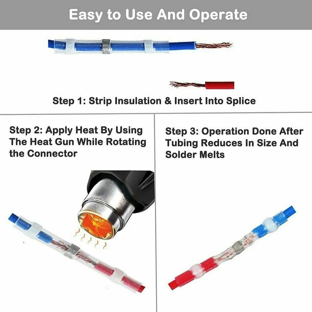 Heat Shrink Waterproof Wire Connectors for Automotive Terminals