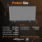 Direct Replacement Radiator for Chevrolet Camaro (2010-2011)