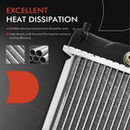 Radiator with Oil Cooler for Mitsubishi Mirage (1997–2002)