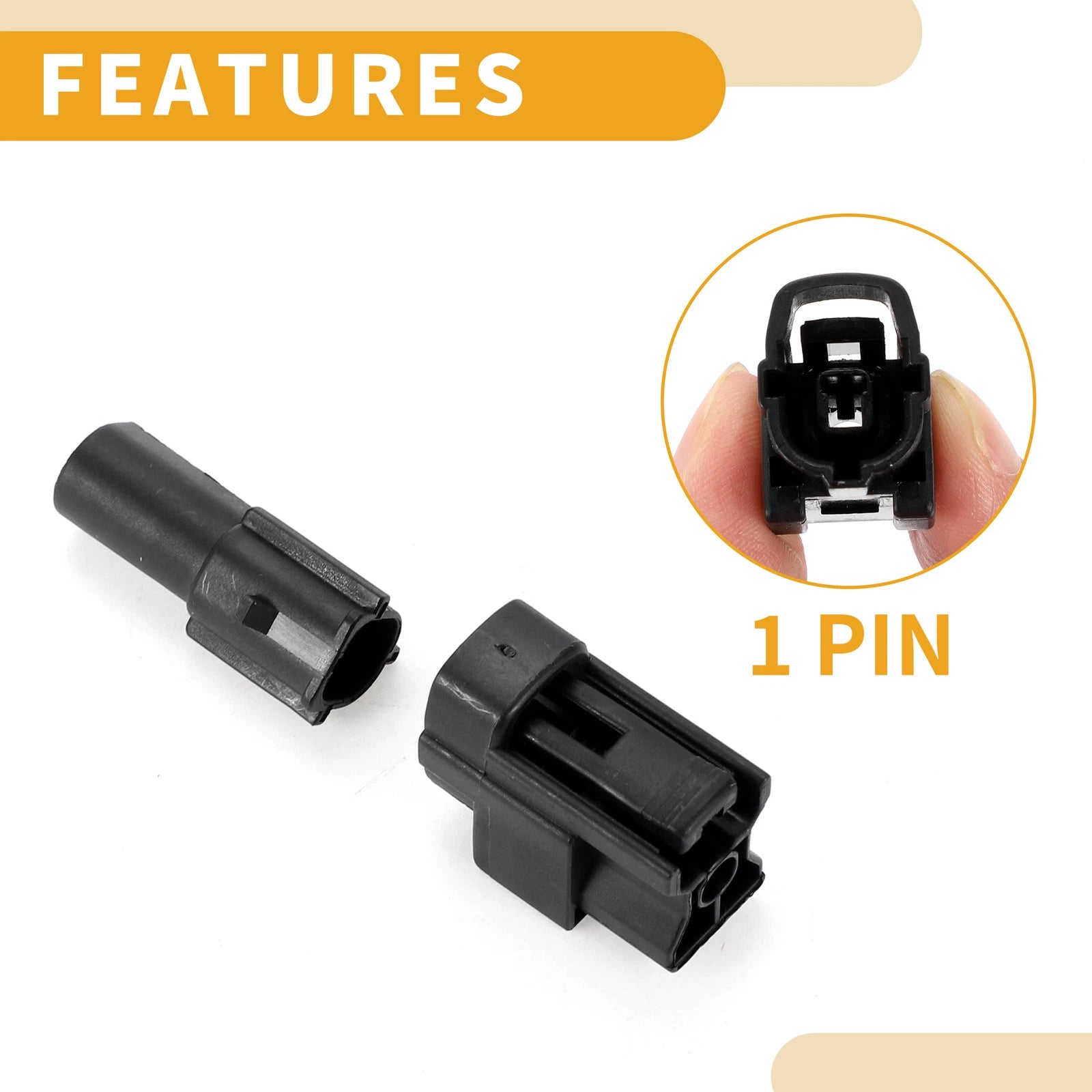 Oil Pressure Sensor Connector Plug for Ford (1 Pin)