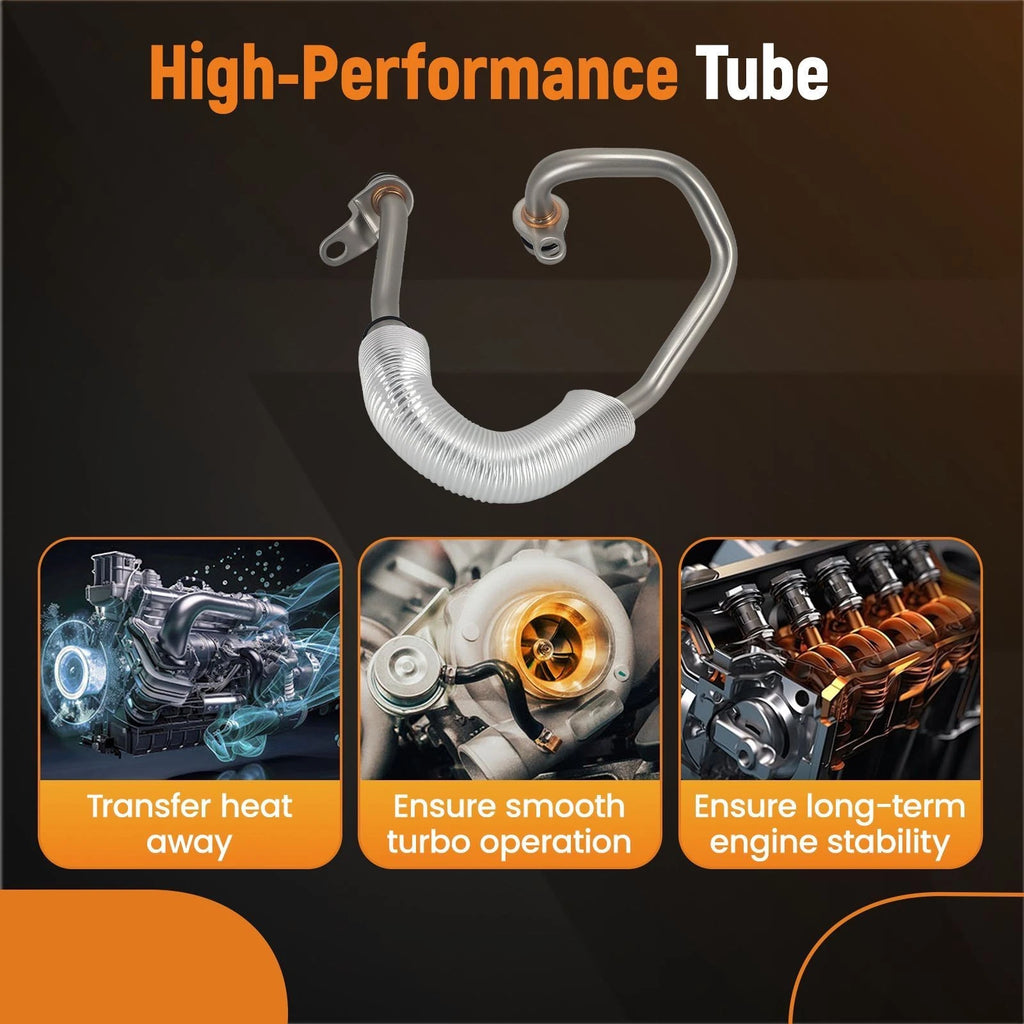 Turbo Coolant Return Hose Line for BMW 335i Z4 3.0 (2007–2011) E90 E89