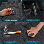 Set of 3D Floor Mats for Subaru Impreza (2012–2016) TPE Rubber All Weather