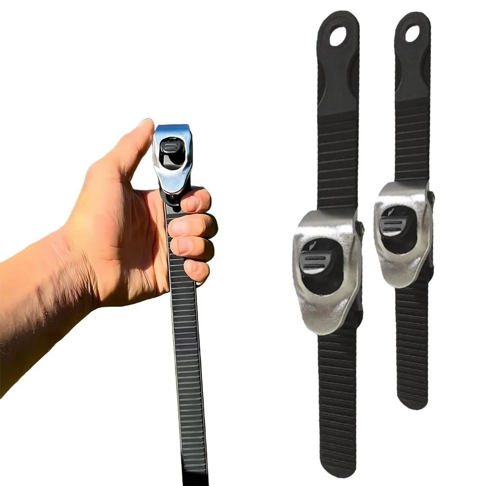 Stainless Steel Lock Straps for Outdoor Fencing Poles Pipes (12" & 20")