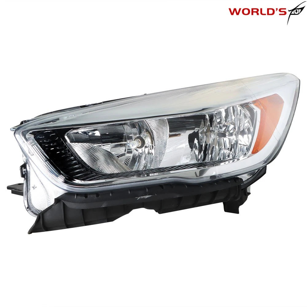 Headlight Assembly for Ford Escape (2017–2019) Halogen Chrome Left Side