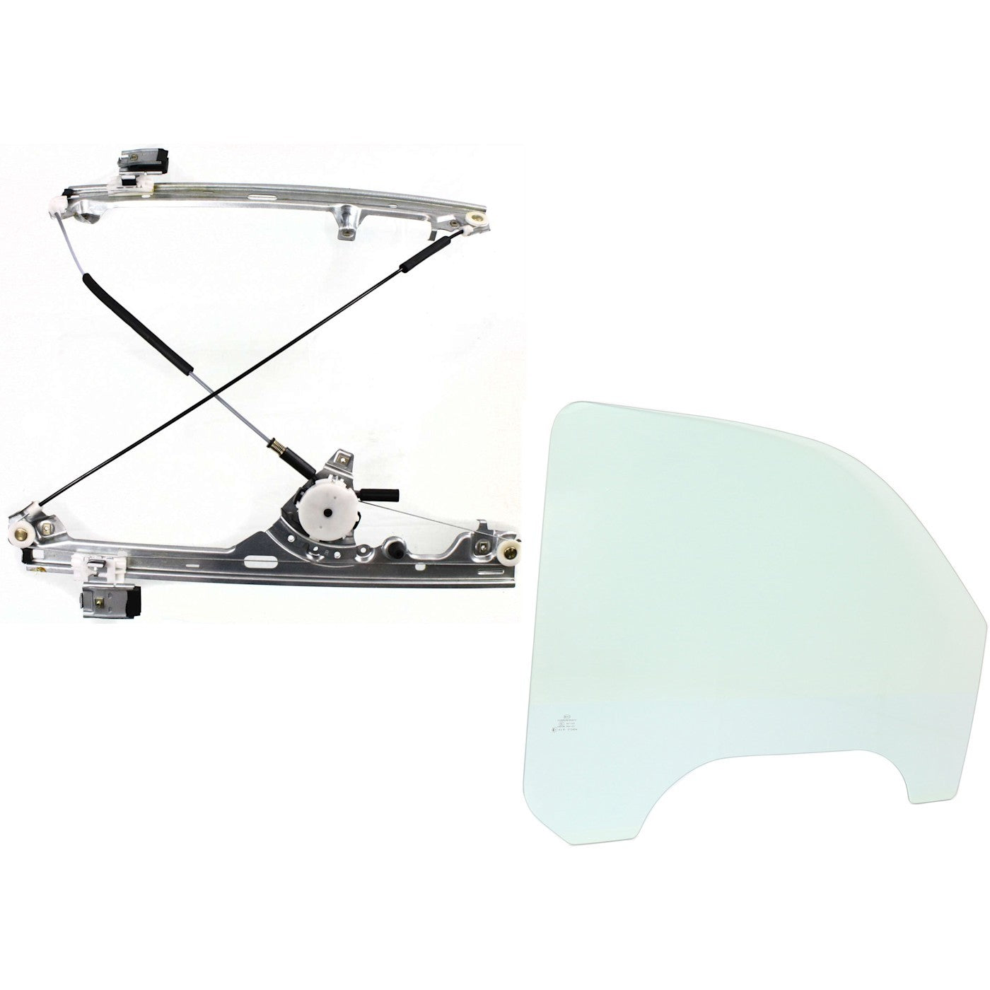 Door Glass Kit for Cadillac Escalade EXT (2002–2006) Front Passenger Side