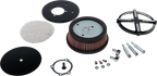 Air Cleaner Kit for V-Twin 2008–2023 (Black/Raw)