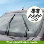 Windshield Washer Nozzle Set with Hose Connector for Chevrolet (No. 95226510)