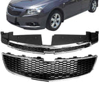 Set of 2 Front Bumper Upper & Lower Grilles for Chevy Cruze (2011–2014)