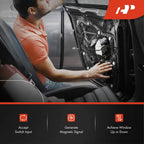 2X Rear Window Motor for Chevy Silverado 1500 2500 3500 HD GMC Sierra (2007–2014)