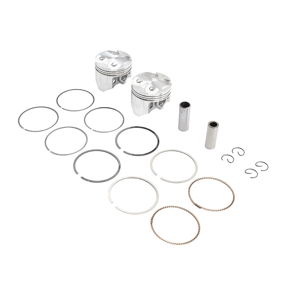 2X 62mm Piston Ring Kit for Kawasaki Ninja 250 (1986–2007) GPX250R ZZR250