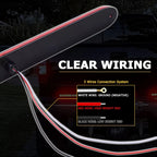Pair 15" LED Trailer Truck Light Bar Stop Turn Tail Brake Lamp Strip