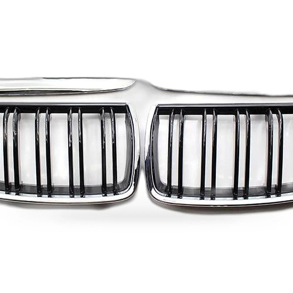 Chrome Double Line Grille for BMW 3 Series E90 E91 (2006–2008)