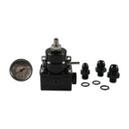 6AN 8AN Fuel Injector Pressure Regulator Kit with Oil Gauge for Universal