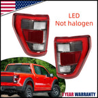 2X LED Rear Tail Light Brake with Blind Spot for Ford F150 (2021–2023)