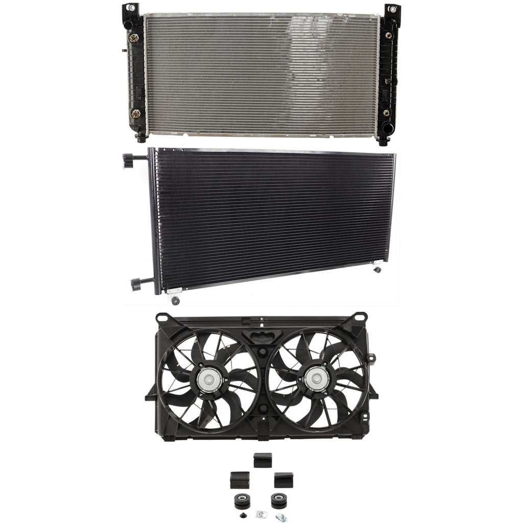 A/C Condenser for Cadillac Escalade ESV, GMC Yukon XL 2500 (2009–2013)