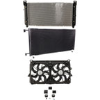 A/C Condenser for Cadillac Escalade ESV, GMC Yukon XL 2500 (2009–2013)