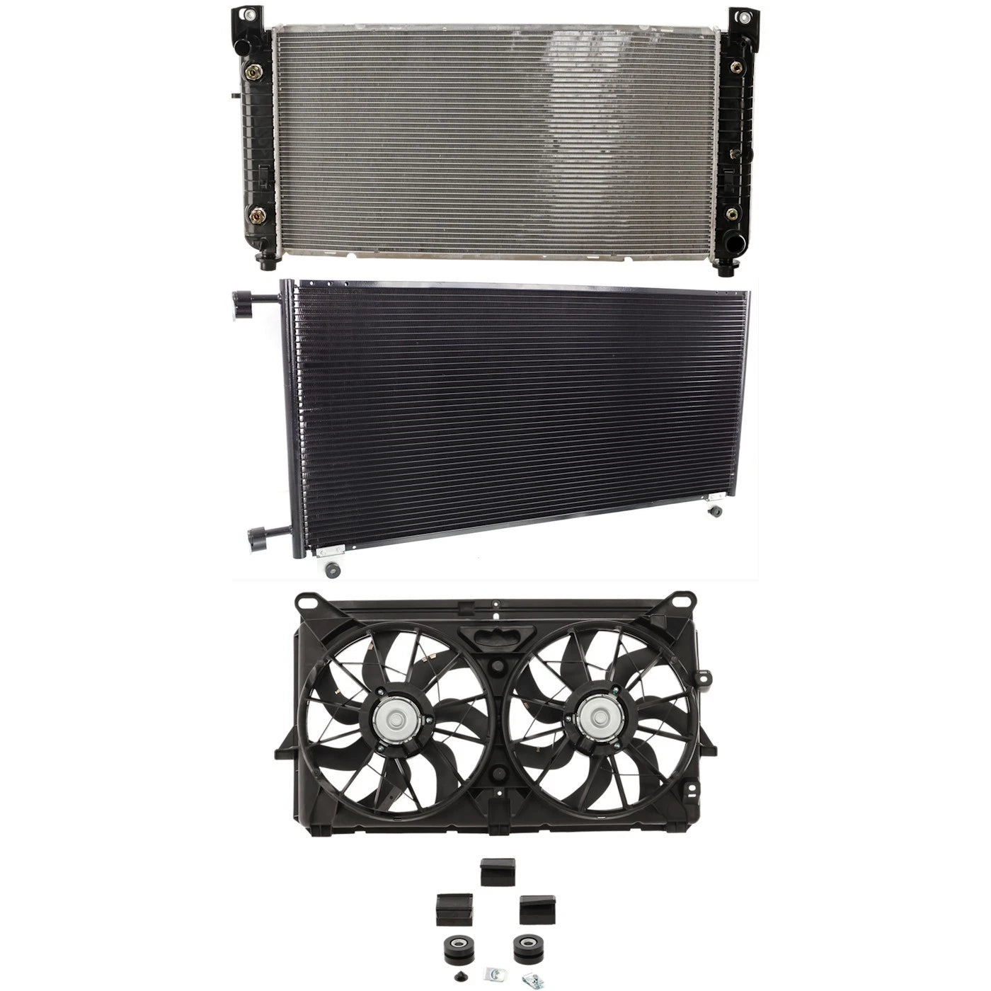 A/C Condenser for Cadillac Escalade ESV, GMC Yukon XL 2500 (2009–2013)