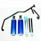 Twin Exhaust Pipe for GY6 150cc Bull Style ATV