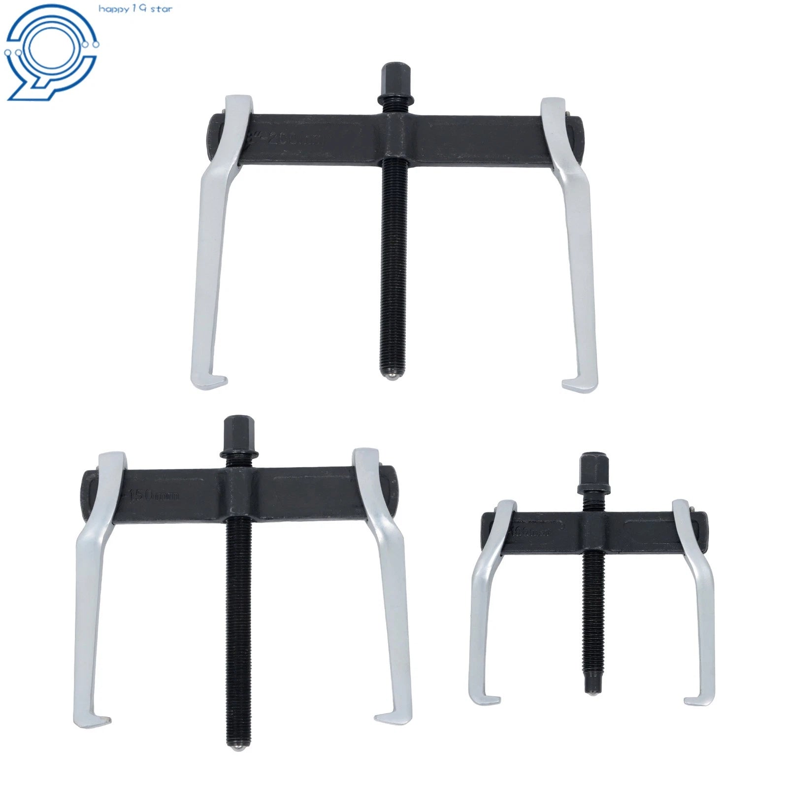 Set of 2 Claw Pullers for Pulley Flywheel Bearings Removal