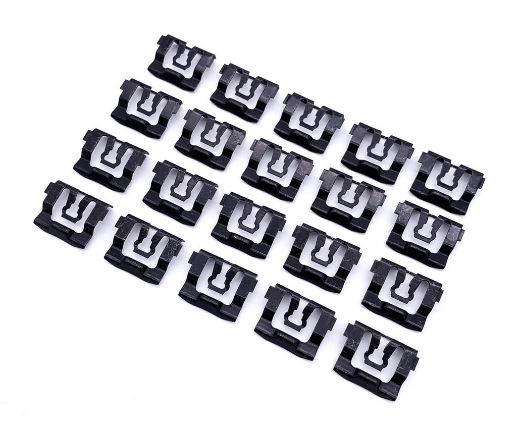 Windshield Molding Trim Clips Front for 1964-1968 Ford Mustang Coupe (20)