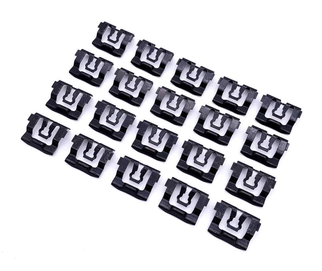 Windshield Molding Trim Clips Front for 1964-1968 Ford Mustang Coupe (20)