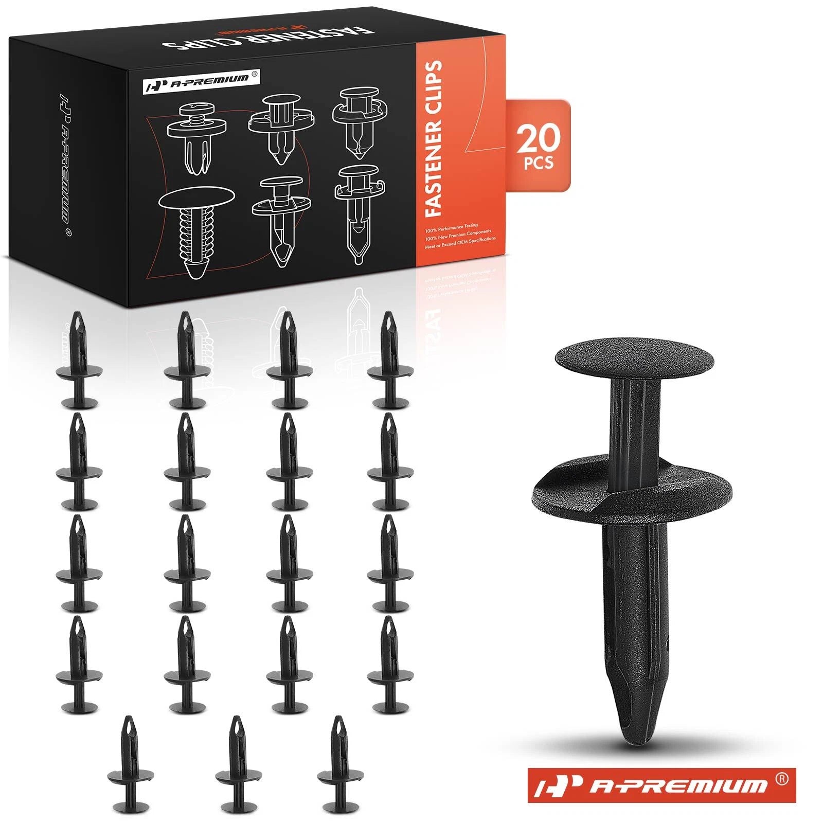 20Pcs 7mm Fascia Retainer Fastener for Ford