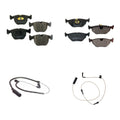 Hella Disc Brake Pad Kit w/ Sensors for BMW E39 540i (1996–2003)