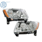 Set of 2 Halogen Headlights for Jeep Compass/Grand Cherokee (2011-2017)