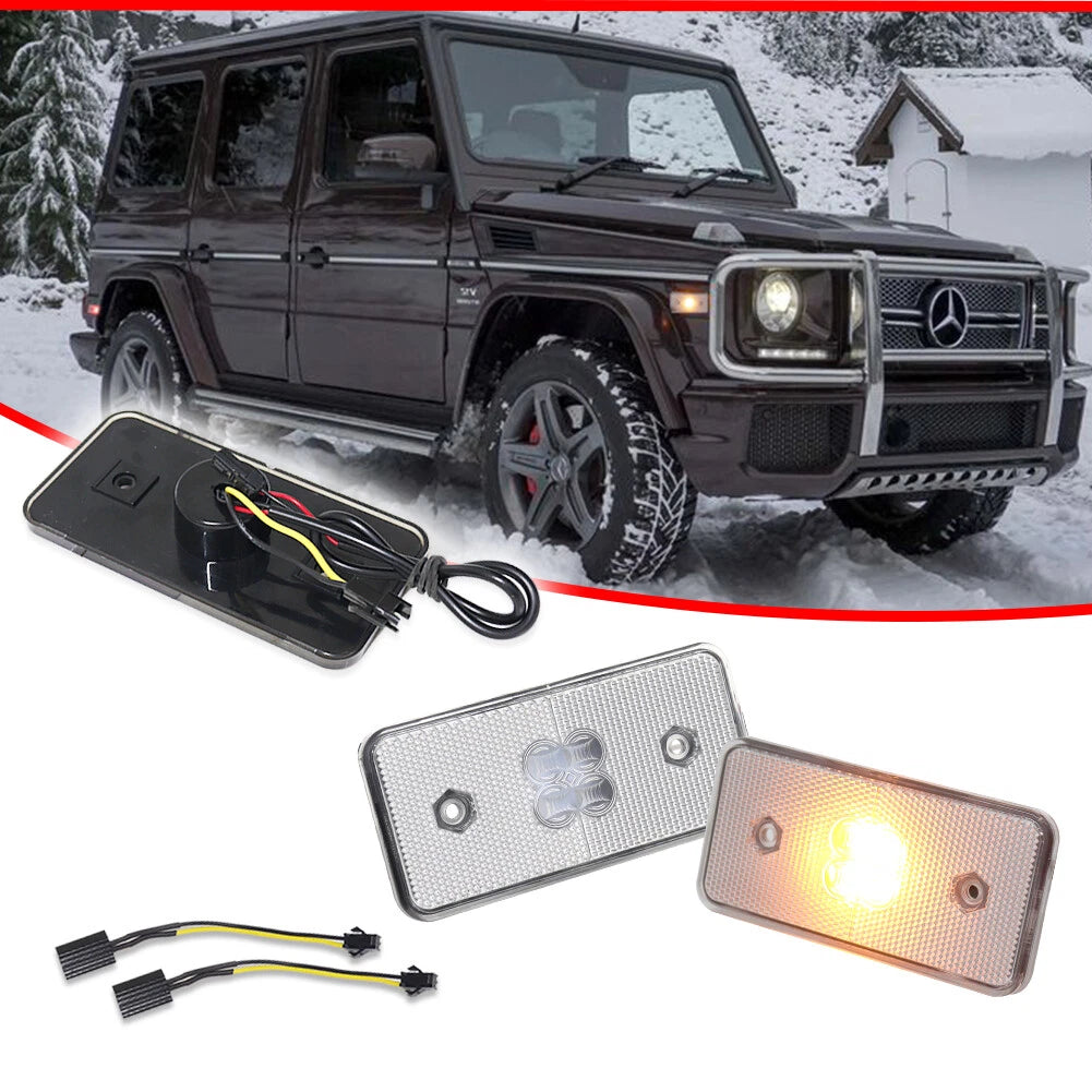 Set of 2 Front Side Marker Lamps for Mercedes-Benz G-Class (W463)