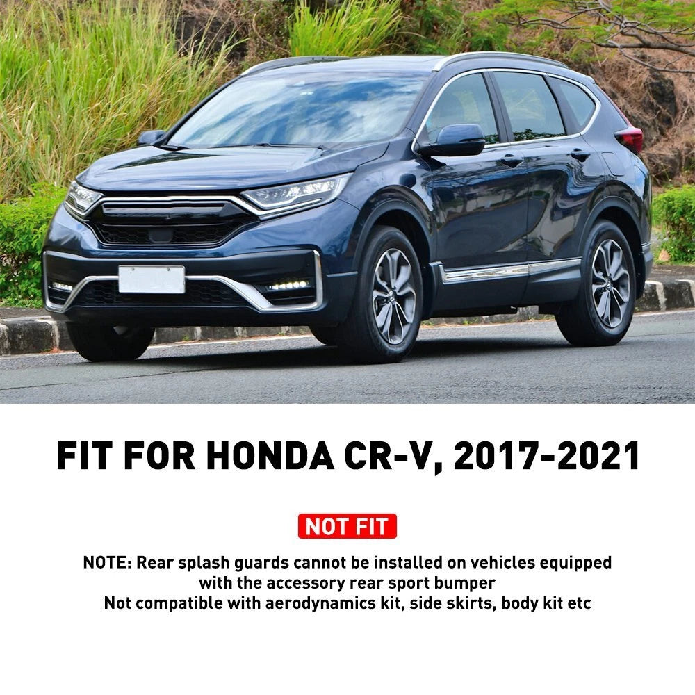 Set of 4 Splash Guards for Honda CR-V (2017–2021)