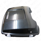 Unpainted Black Tour Pak Trunk for Harley Touring (1997–2008)
