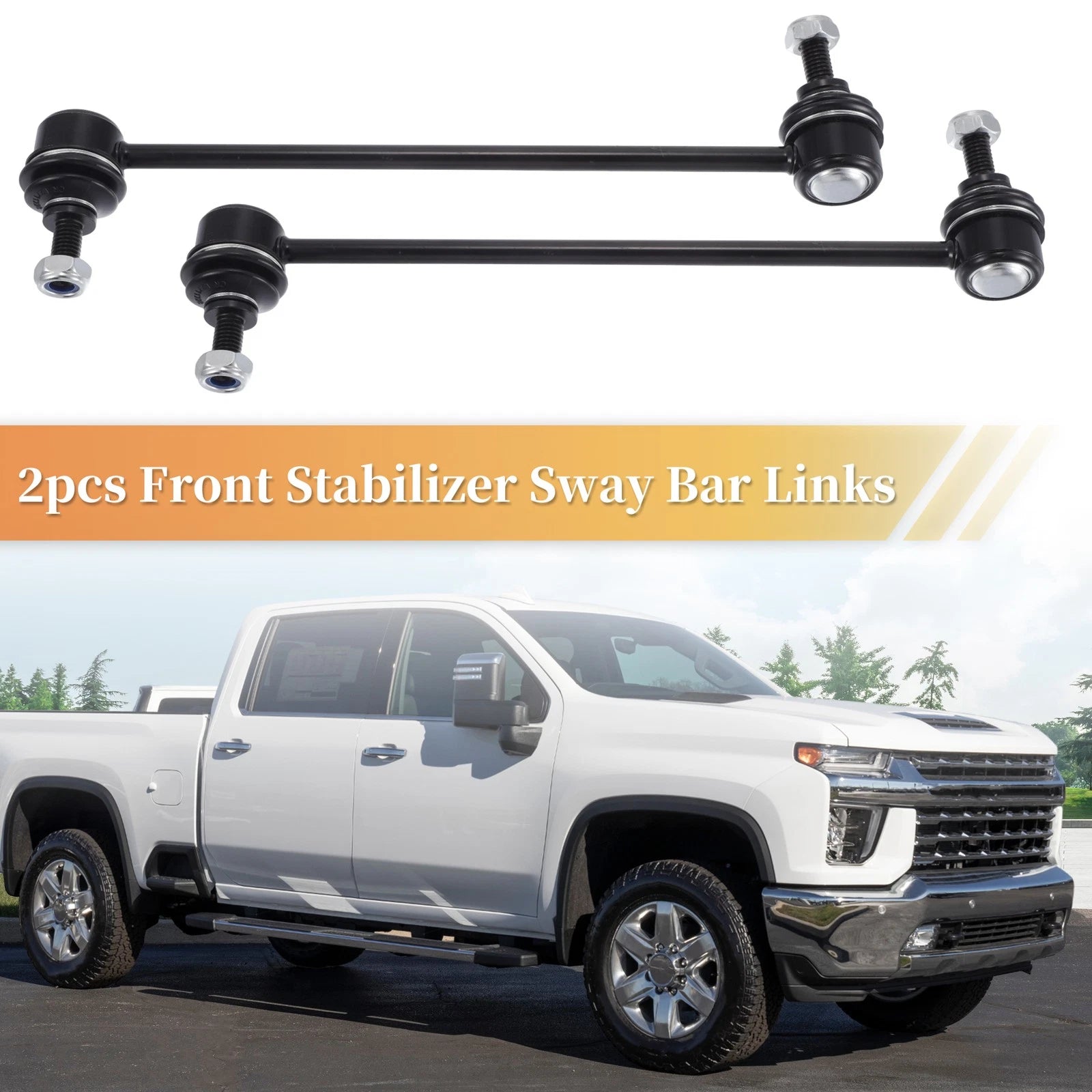 2X Front Stabilizer Sway Bar Link for Chevrolet Aveo/Aveo5 (2004–2011)