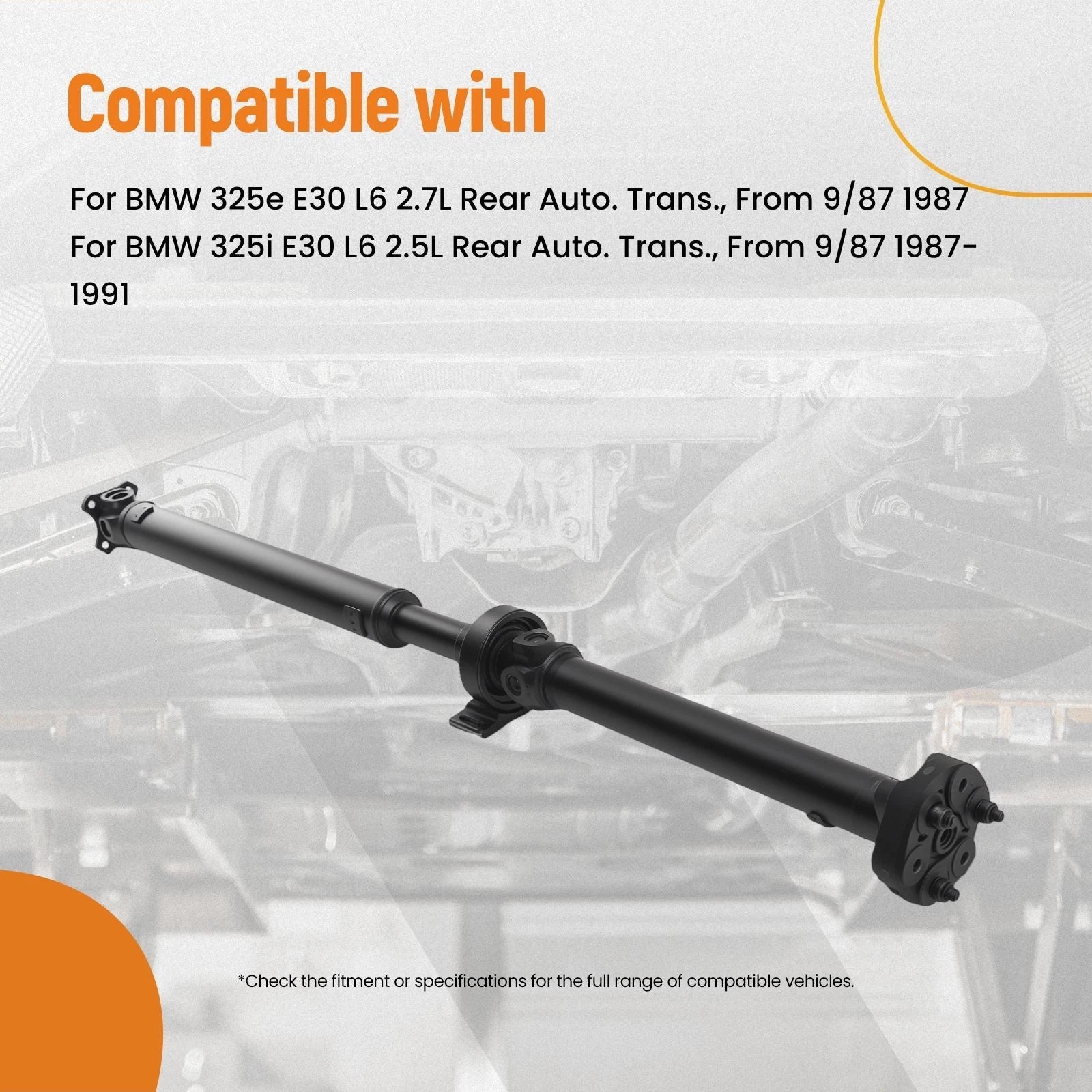 Rear Driveshaft Prop Shaft for BMW 325i E30 (1987–1991)