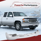 Front Chrome Steel Bumper Impact Bar for GMC Sierra Yukon (1999–2006)