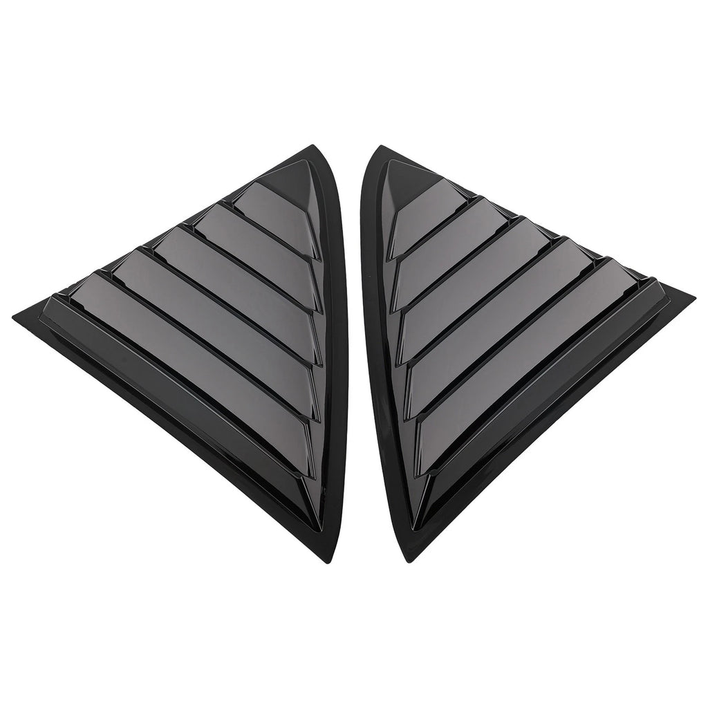 Car Window Louvers for Chrysler 300 Sedan (2011-2023) ABS Gloss Black
