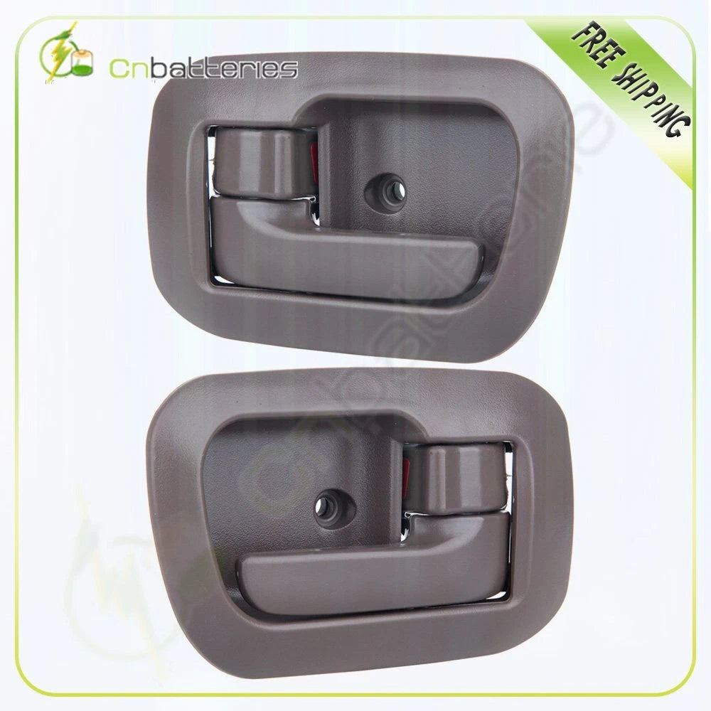2Pcs Inside Door Handles for Toyota Sienna (1998–2003) Brown
