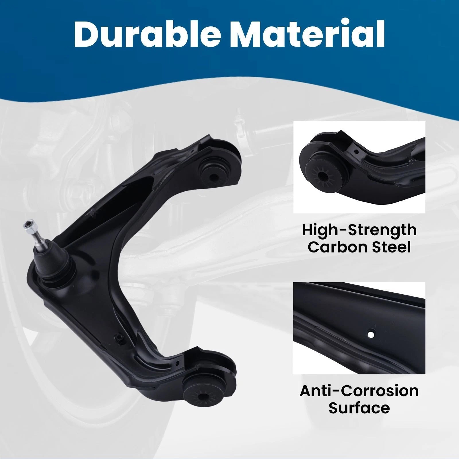 Front Suspension Control Arms Kit for Chevy Silverado GMC Sierra 1500 2500 HD (2007–2018)