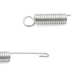 2 x Silver Tone Motorcycle Foot Kickstand Side Stand Springs for Honda CG125