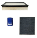 Engine Oil Air Carbon Cabin Filter Kit for Chevy GMC V8 6.6L (2001–2023)