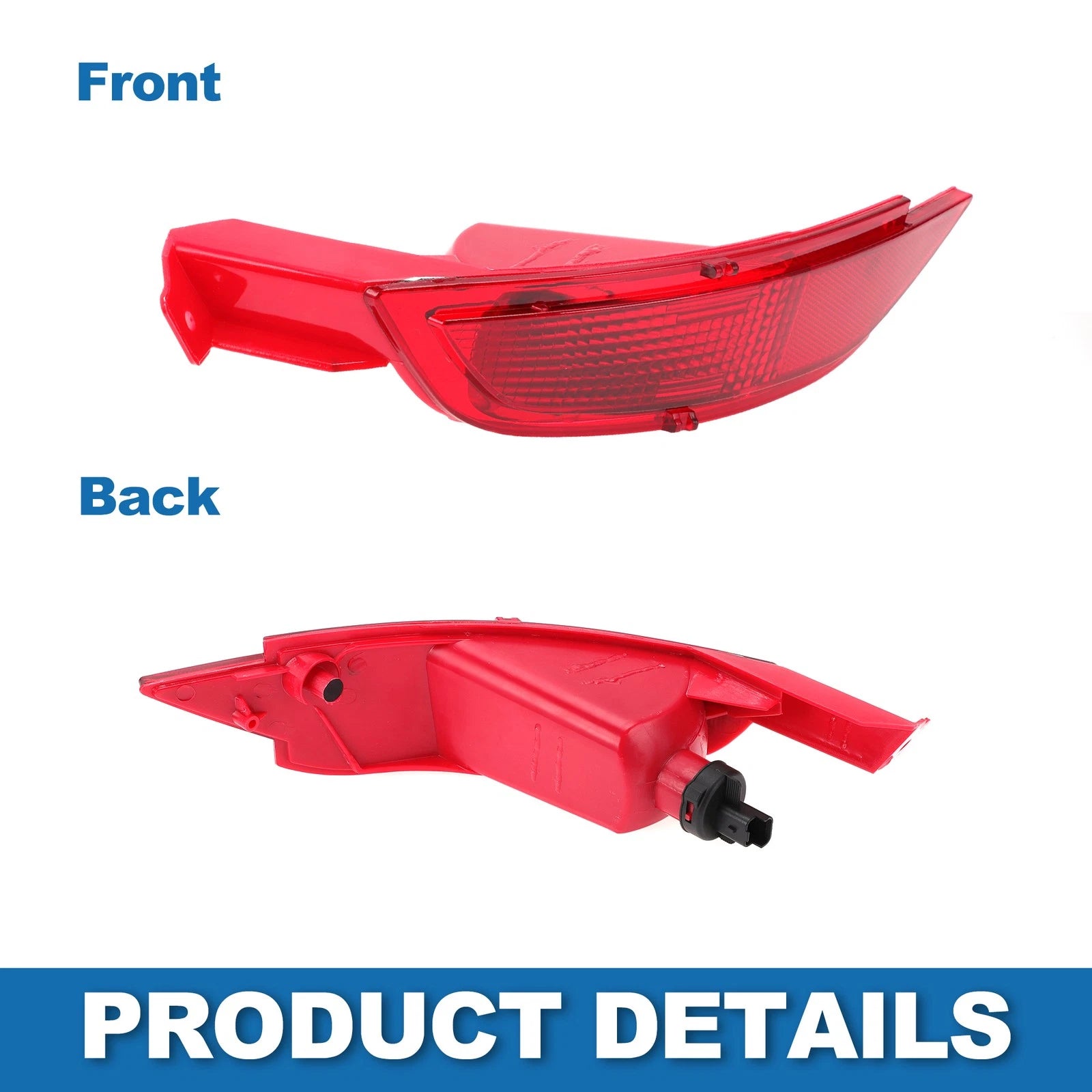 1pc Left Rear Bumper Tail Light Shell for Ford Fiesta (2009–2015) No. 8A6115K273AB