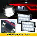 2X White License Plate Lights for Dodge Durango (2014–2021)