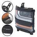 Headlight Headlamp for Chevy Silverado 1500 (2016–2018) RH Side HID/Xenon LED DRL