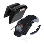5" Stretched Saddlebags & 5x7" Speaker Lids for Harley Touring (2009–2013)