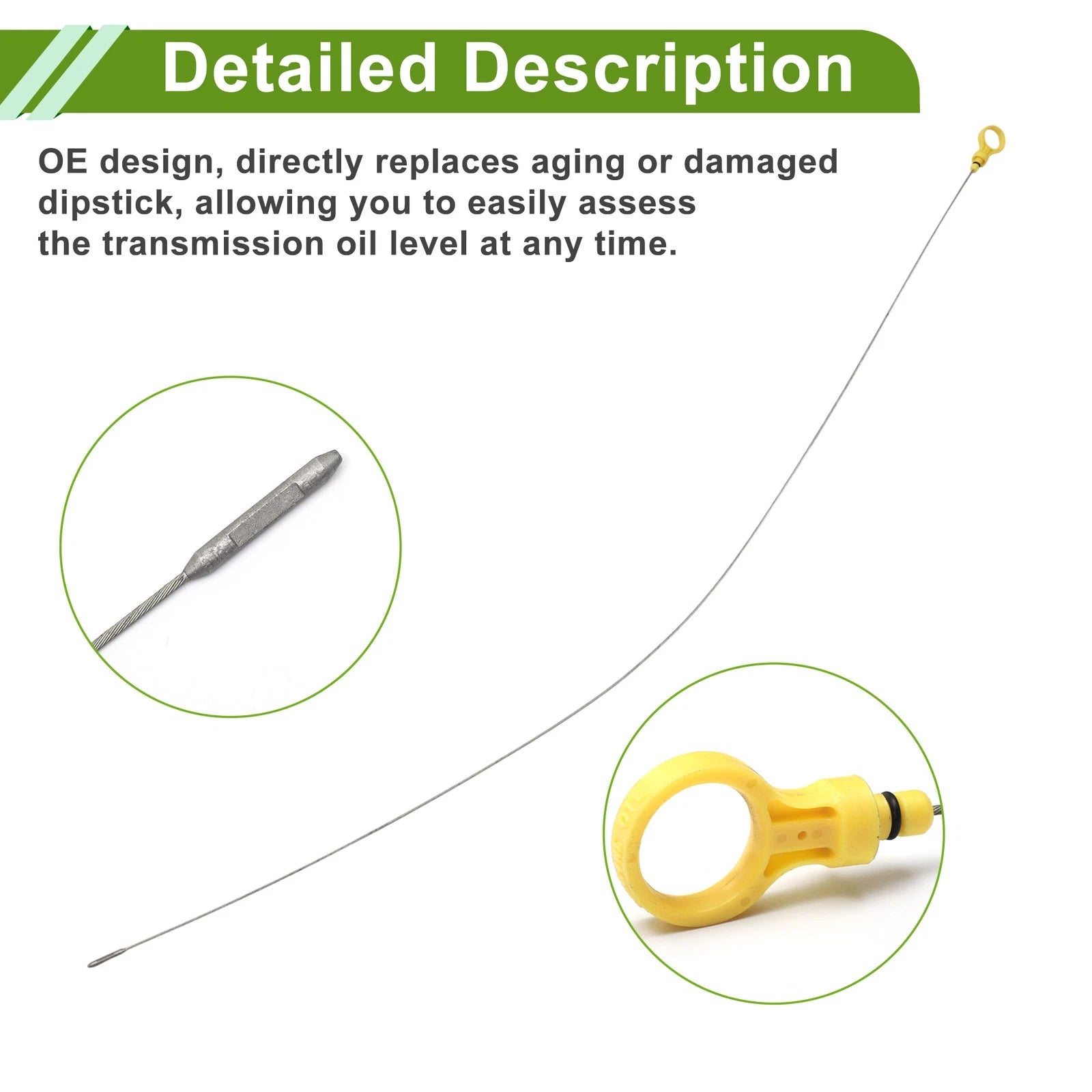Engine Oil Dipstick for Chevrolet Express (1996–2002) 8 Cyl 6.5L Diesel