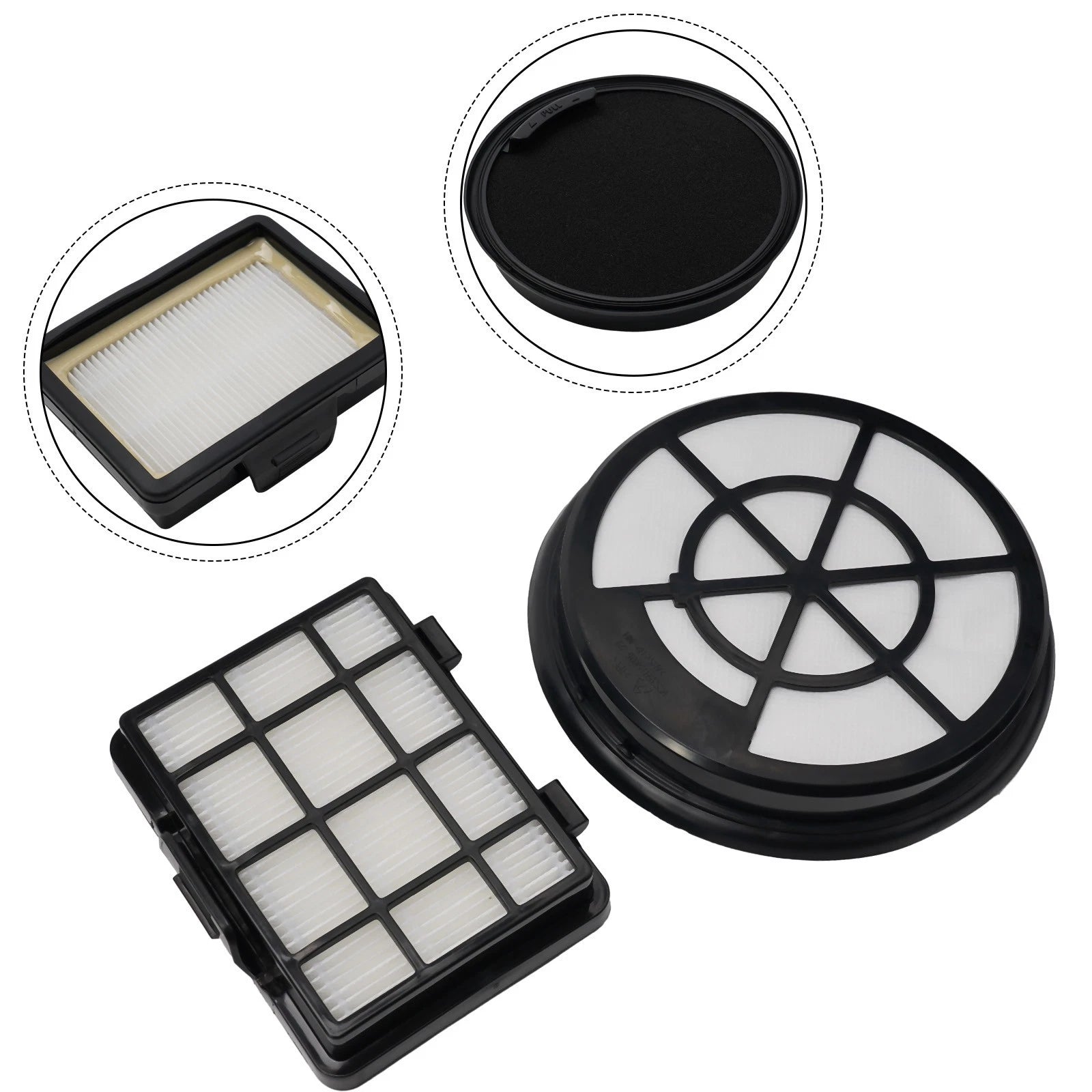 Motor Protect Filter Kit for Vacuum Cleaner (Compatible with )