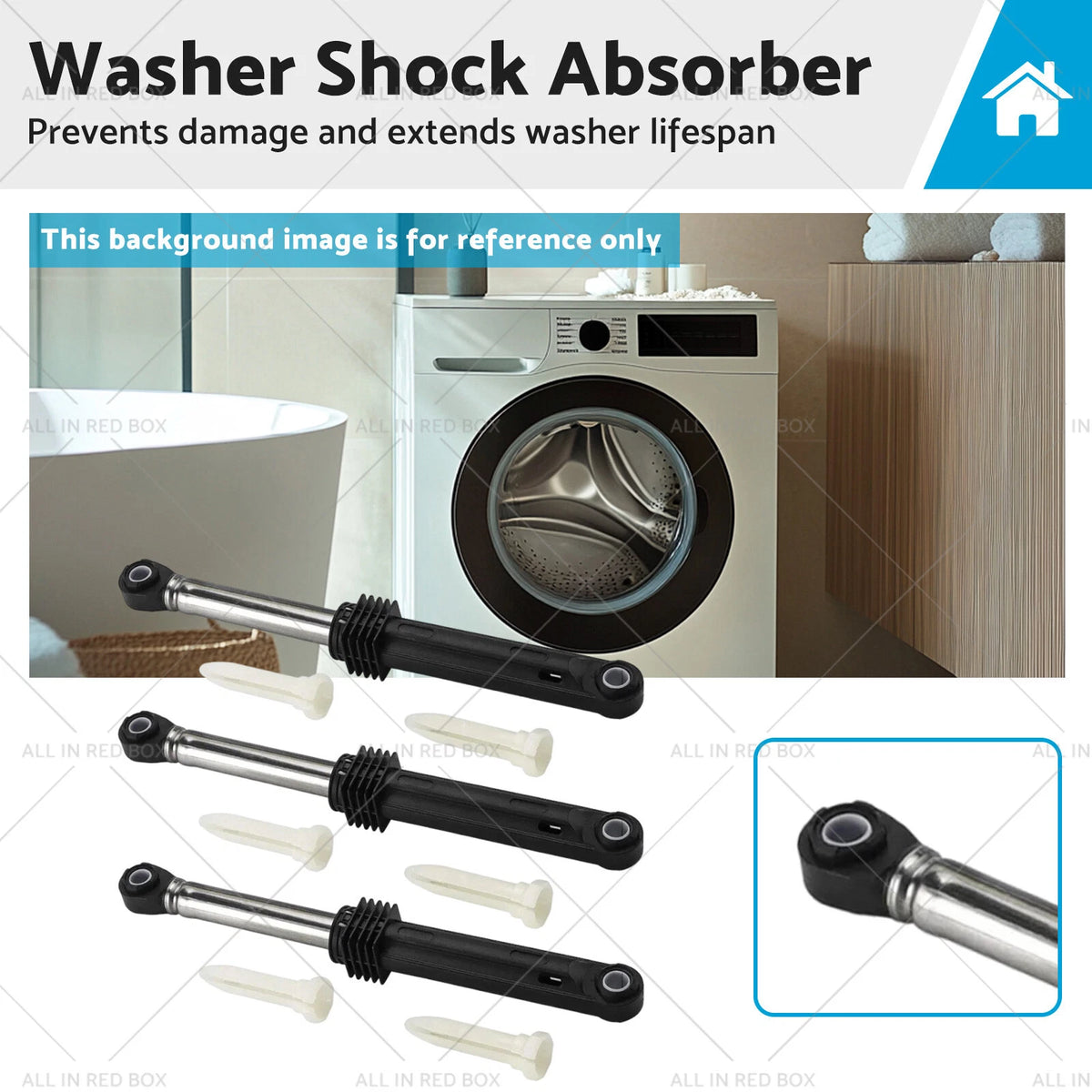 3X Shock Absorber for LG Kenmore Elite Washer (ACV72909503, ACV72909501)