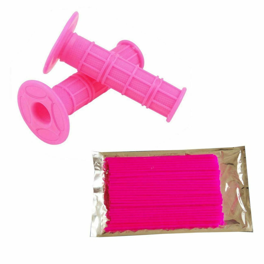 72x Pink Spoke Wraps for MX Motocross Dirt Pit Bike