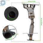 Front Catalytic Converter for Ford Transit Connect (2014-2018)